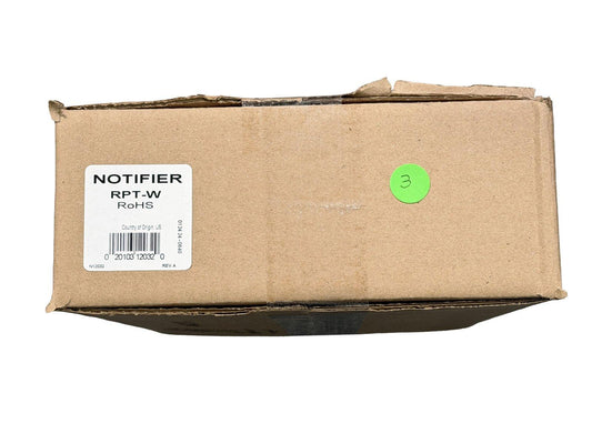 Notifier RPT-W fire alarm notifier in original box, RoHS compliant, made in USA