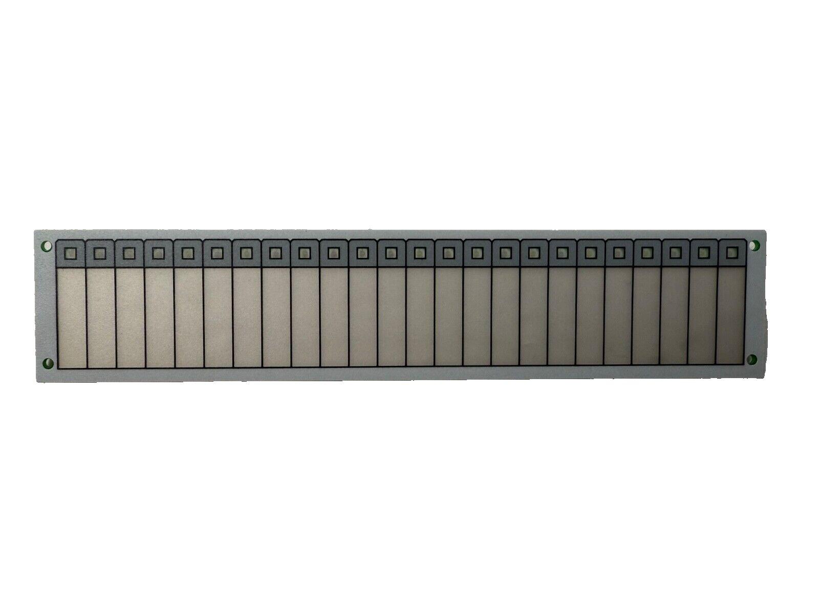 Fire alarm control panel zone indicator module with 20 zones and LED status lights