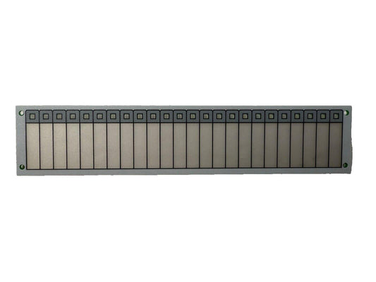 Fire alarm control panel zone indicator module with 20 zones and LED status lights