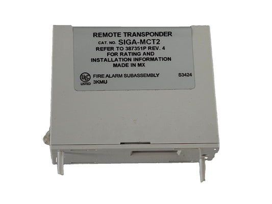 EST Edwards SIGA-MCT2 Fire Alarm Remote Transponder