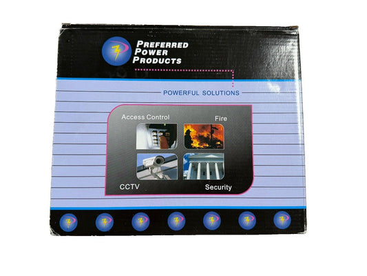 Preferred Power Products box for fire alarm, access control, CCTV, and security systems
