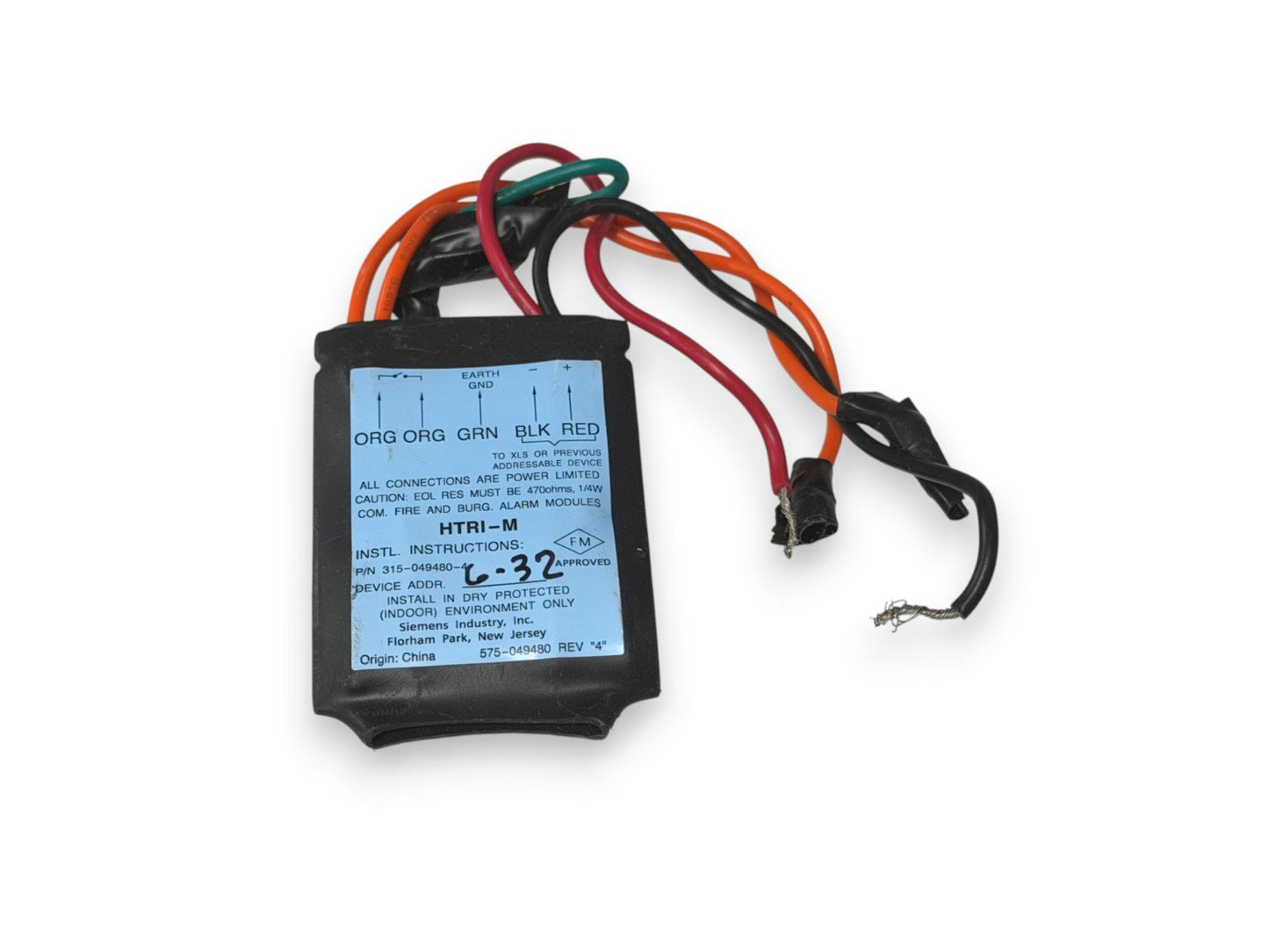 Siemens HTRI-M Fire Alarm Addressable Interface Module