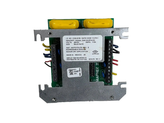 Simplex 2190-9159 Fire Alarm Signal ZAM Module Simplex