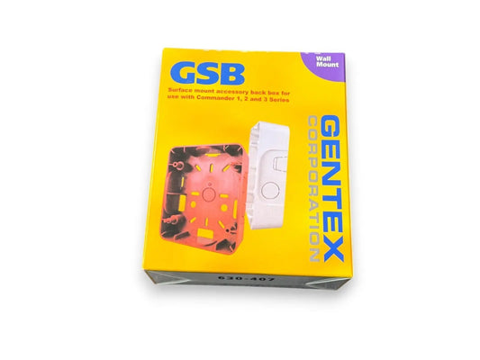 Gentex GSB Fire Alarm Surfacer Backbox Red (NEW IN BOX) Gentex