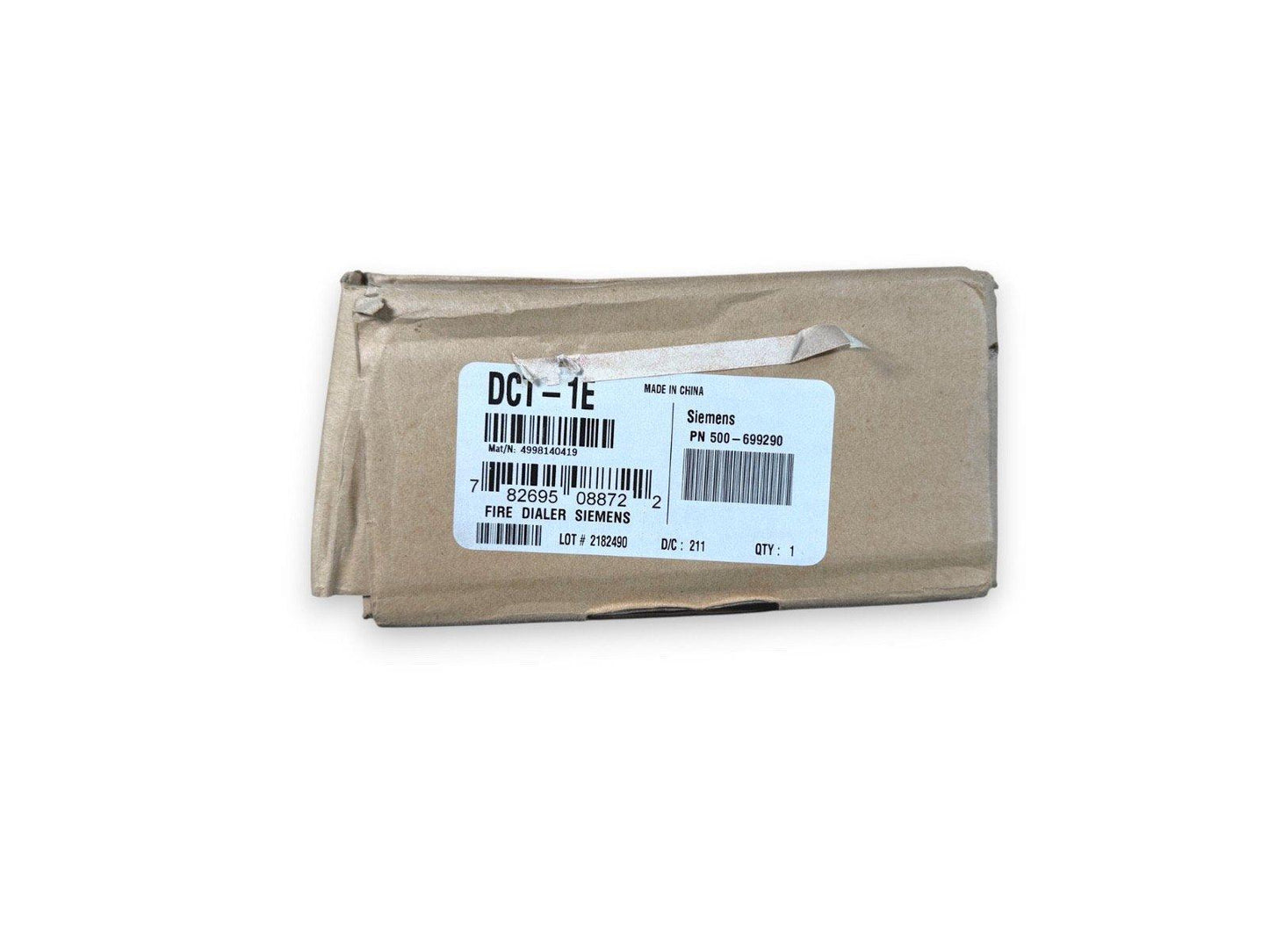 Siemens DC1-1E fire dialer in original packaging, fire alarm equipment part