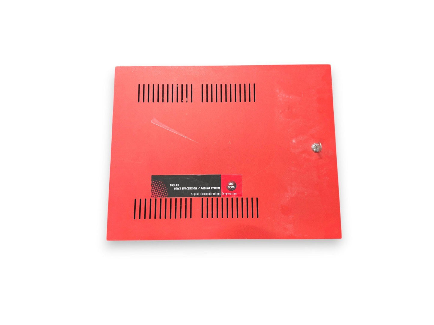 SigCom DVS-25 Voice Evacuation Paging System Control Panel