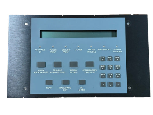 Gamewell-FCI LCD-E3 Fire Alarm Control Panel Keypad Display