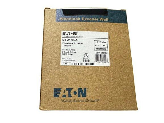 Eaton STW-ALA Wheelock Exceder Wall Strobe fire alarm device in original packaging
