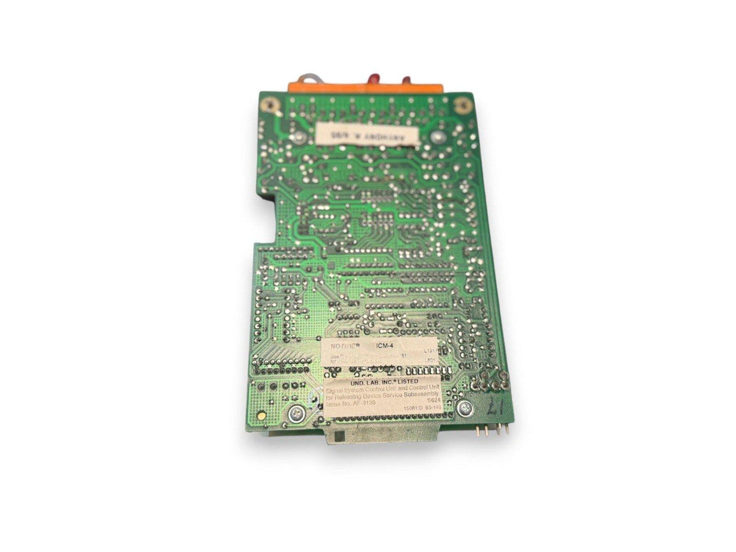 Notifier ICM-4 fire alarm control module circuit board, UL listed for fire safety systems