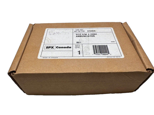 SPX Canada RTU4ZA 4 Zone Annunciator fire alarm equipment box, made in Canada