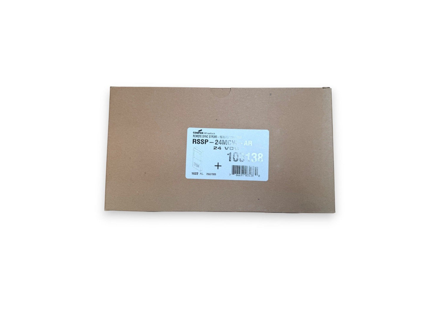 Eaton Wheelock RSSP-24MCW-AR 103138 Retrofit Strobe Plate Agent Red (NEW IN BOX)
