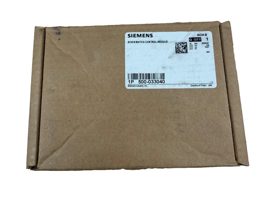 Siemens SCM-8 Switch Control Module in original packaging, fire alarm equipment part