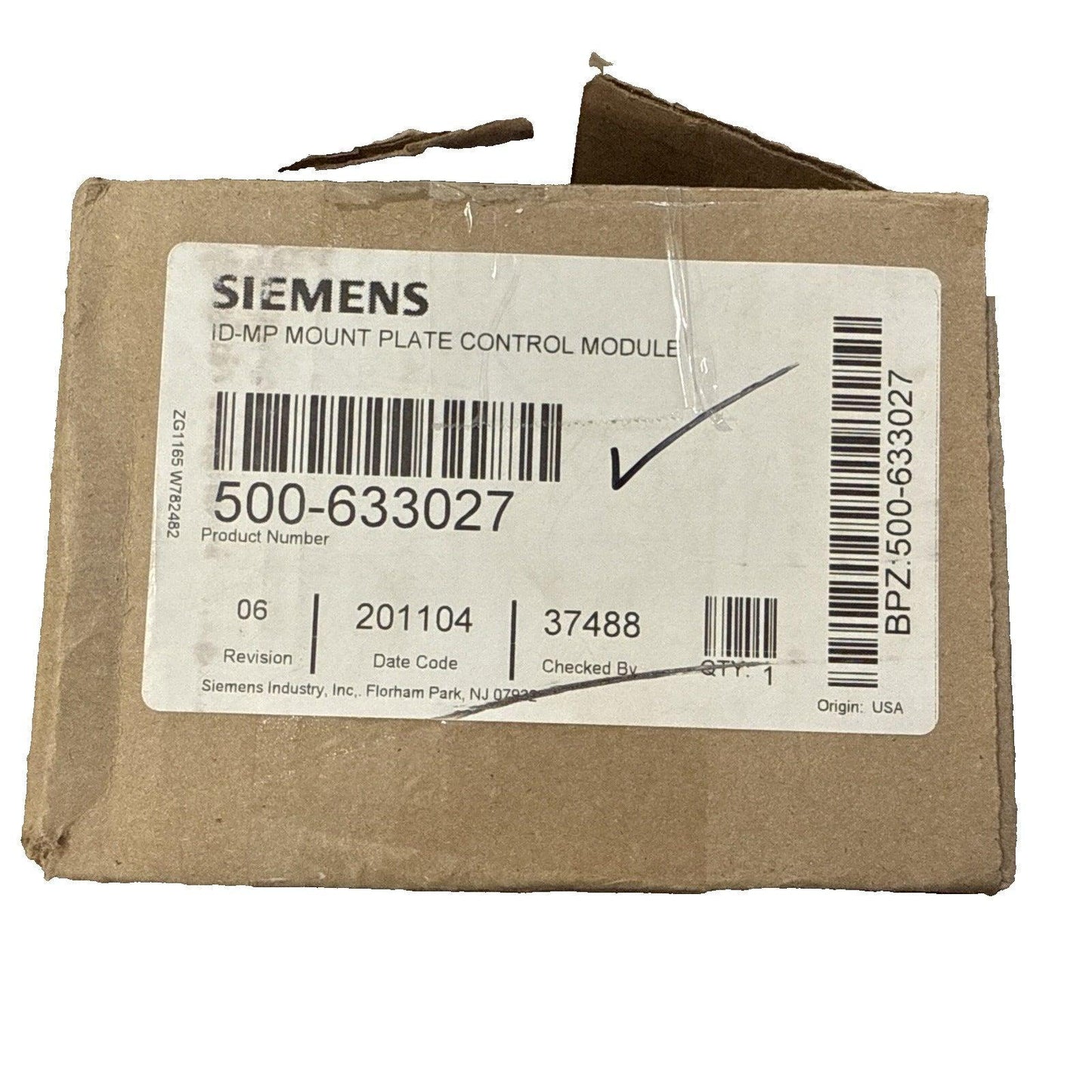 Siemens ID-MP 500-633027 9x Fire Alarm Inner Door Mounting Plates (NEW IN BOX)