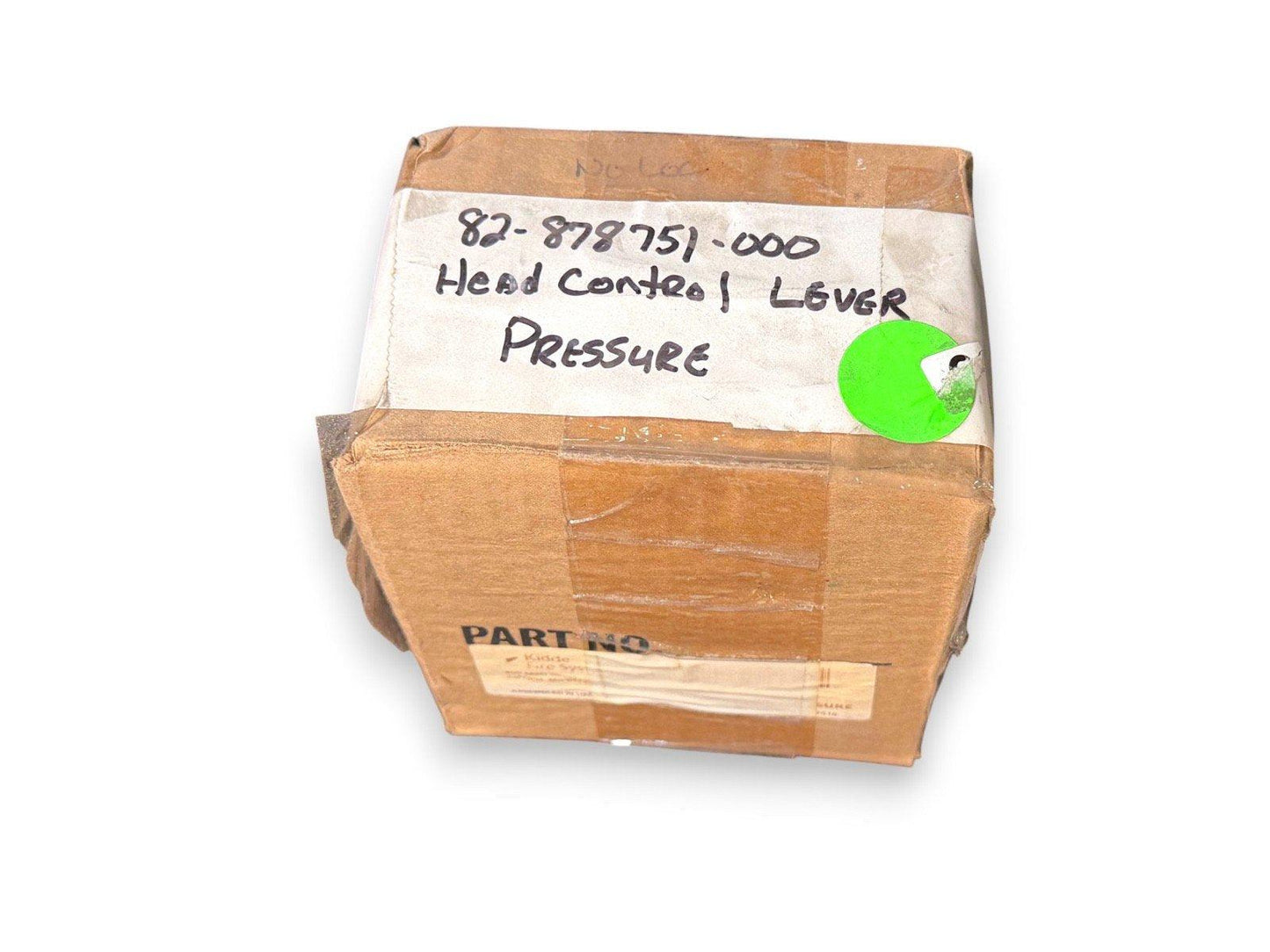 Used fire alarm head control lever pressure part, model 82-878751-000, in original box with green tag