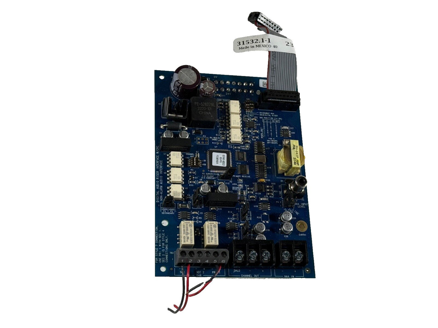 Autocall A100-0622 Fire Alarm Digital Audio Riser Sub-assembly