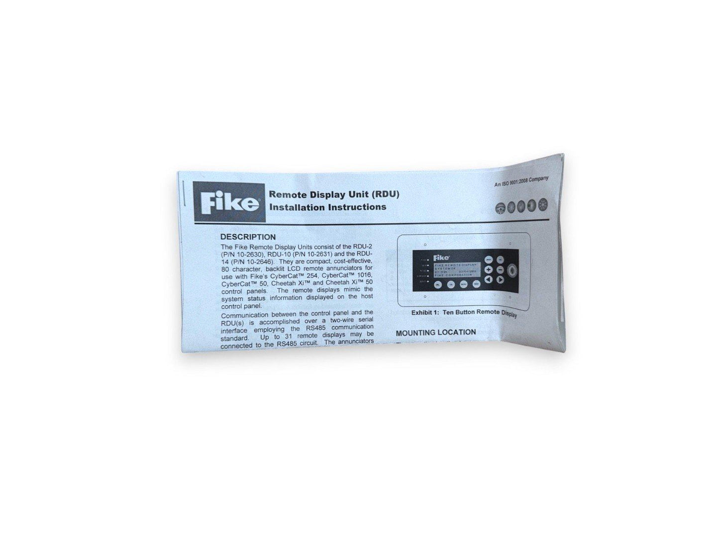 Fike 10-2646 RDU-14 Remote Display Unit (NEW IN BOX)