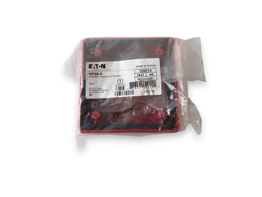 Eaton Wheelock WPBB-R 109014 Weatherproof Back Box Red (NEW IN BOX)