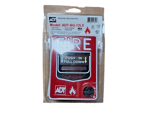 ADT ADT-BG-12LX Fire Alarm Addressable Pull Station (NEW IN BOX)