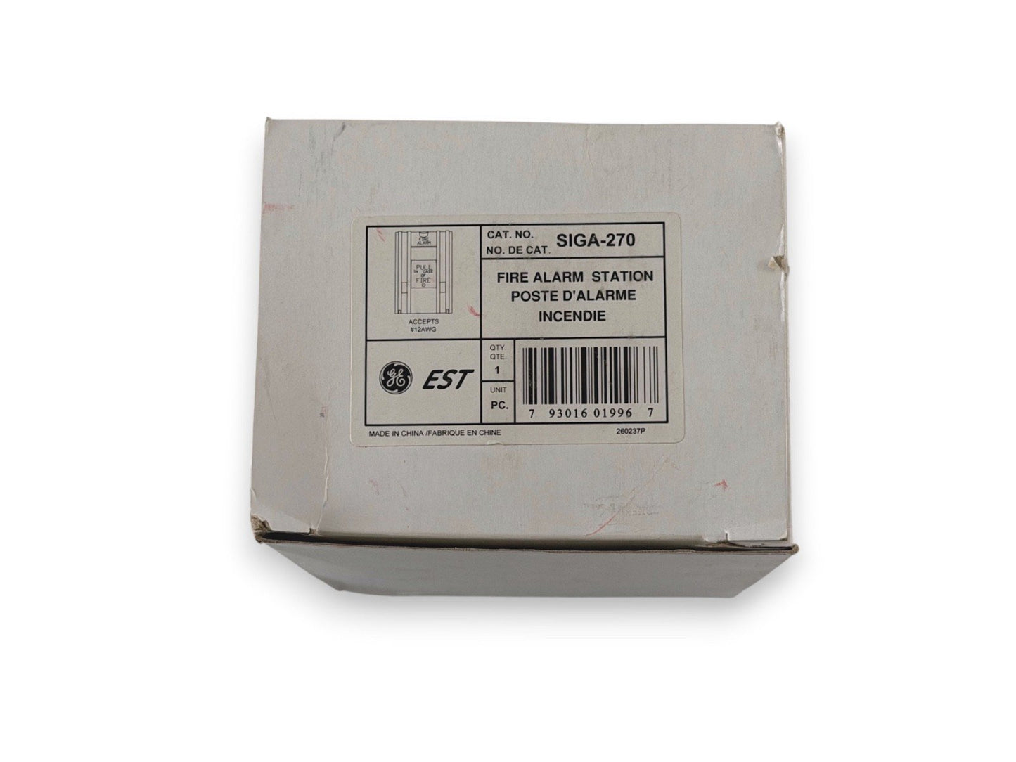 EST Edwards SIGA-270 Fire Alarm Pull Station (NEW IN BOX)