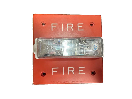 Gamewell-FCI 72165 (Wheelock RSSP-2475MCW) Fire Alarm Remote Strobe Wall Red Gamewell-FCI