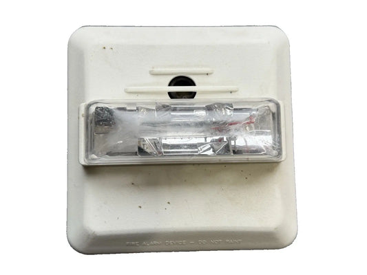 Siemens ZH-MC-CW Fire Alarm Horn Strobe Ceiling White with Mounting Plate Siemens