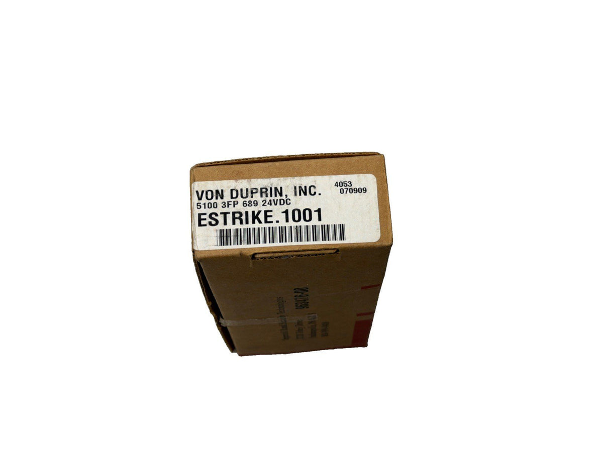 Von Duprin 5100 3FP 689 24VDC Electric Strike ESTRIKE.1001 (NEW IN BOX)