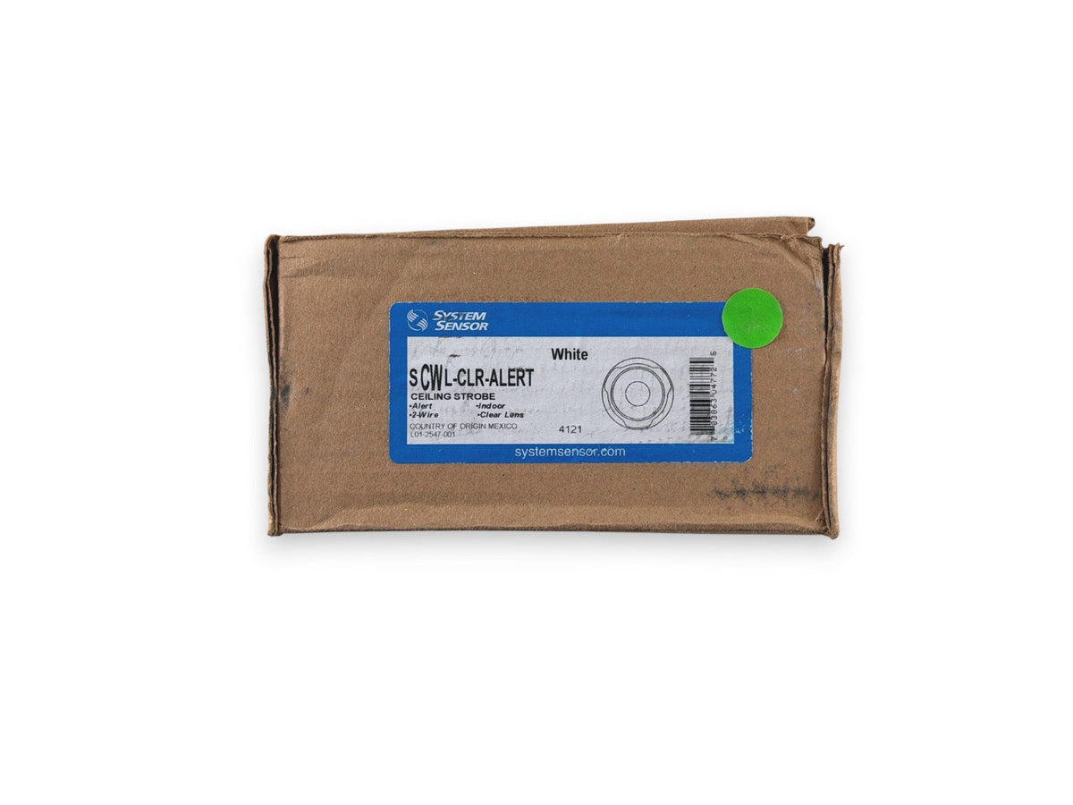System Sensor SCWL-CLR-ALERT Strobe Ceiling White Alert (NEW IN BOX)
