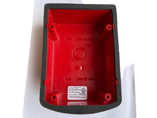 Autocall A49WPBB-SVWR Fire Alarm TrueAlert ES Weatherproof Back Box Red