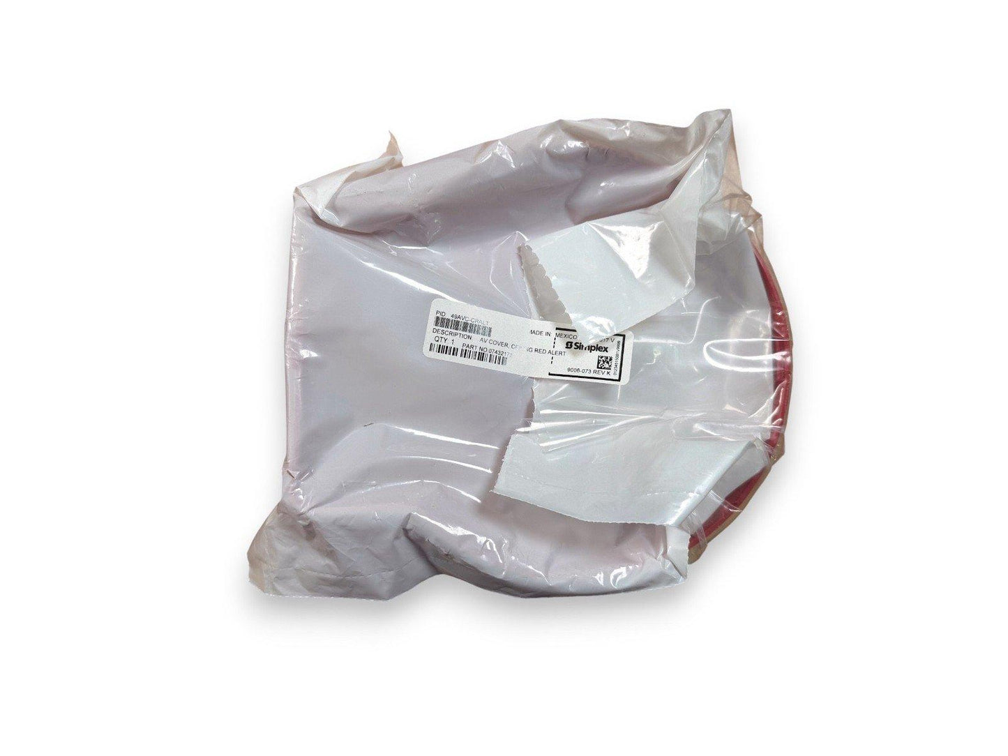 Simplex 49AVC-CRALT Fire Alarm AV Color Alert Ceiling Red (NEW IN BOX)