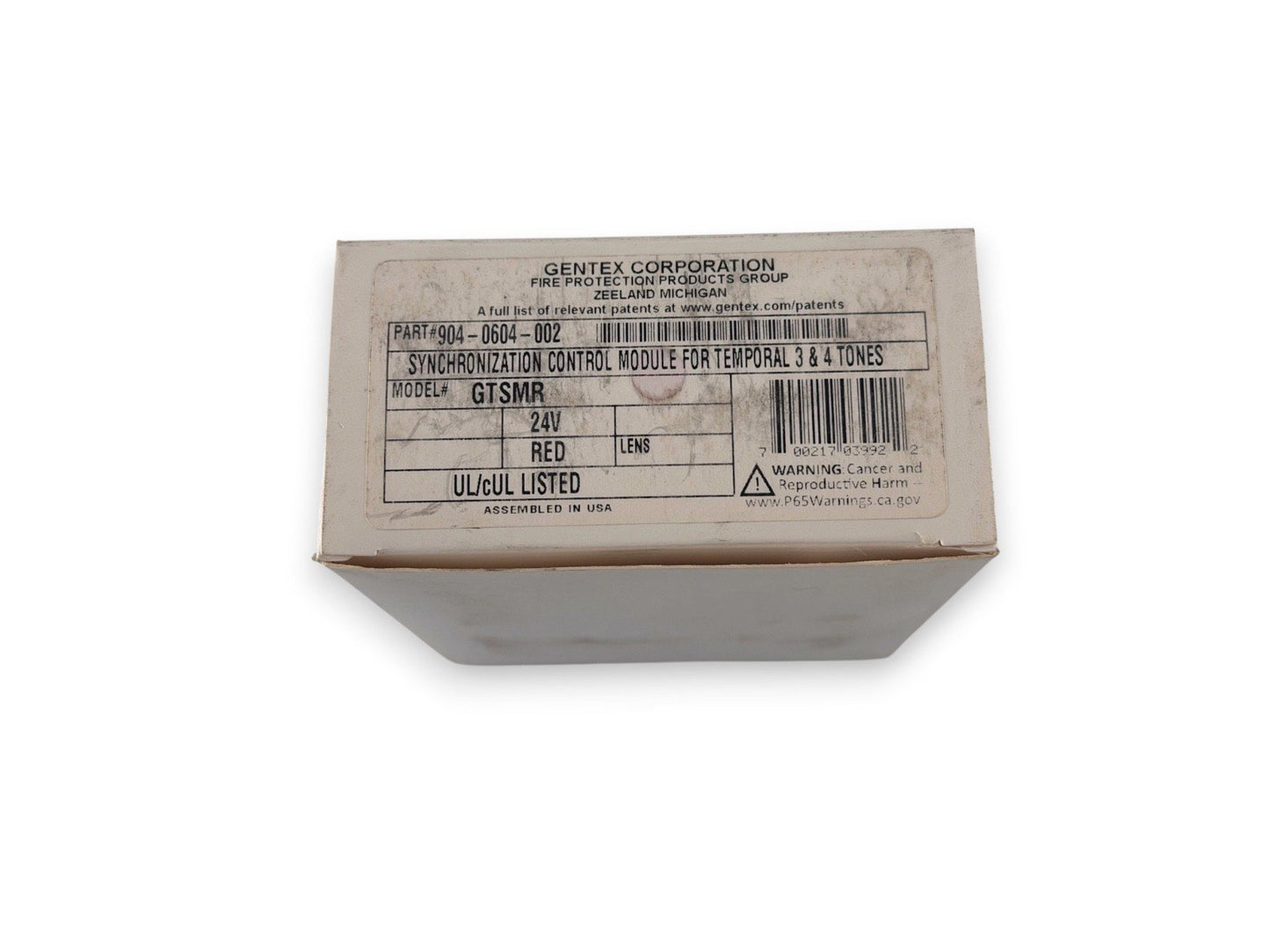 Gentex GTSM-R Fire Alarm Synchronization Control Module (NEW IN BOX)