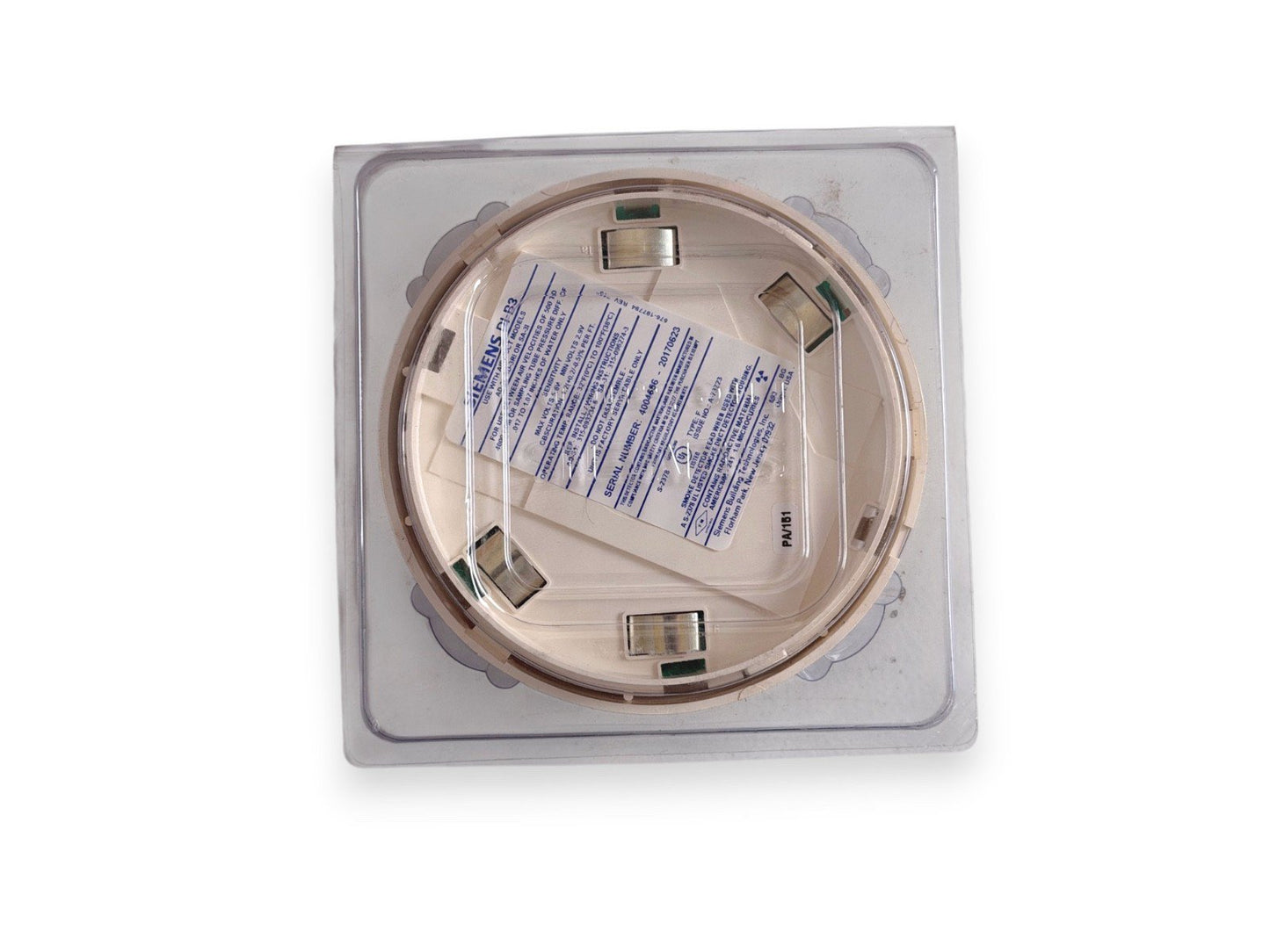 Siemens DI-B3 500-085081 Fire Alarm Ionization Smoke Detector Head (NEW IN BOX)