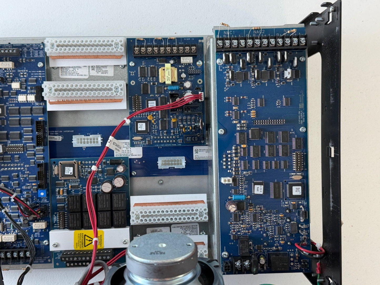 Autocall 4100ES A100-2300 Expansion Bay w/ Digital Audio Controller Cards