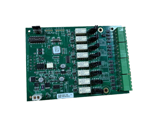 Zone Relay Card for fire alarm systems with Omron relays and terminal blocks