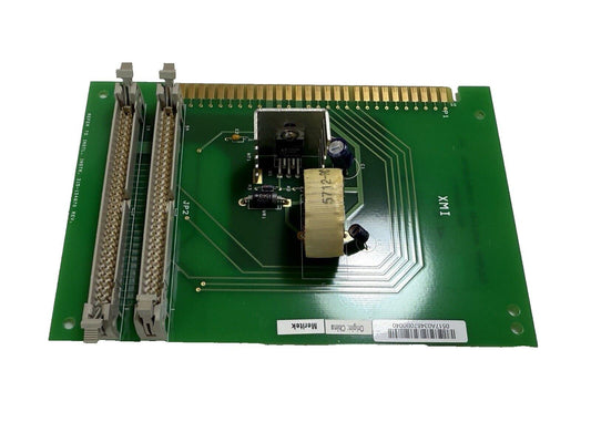Meritek fire alarm control panel circuit board with connectors and components, used fire alarm equipment