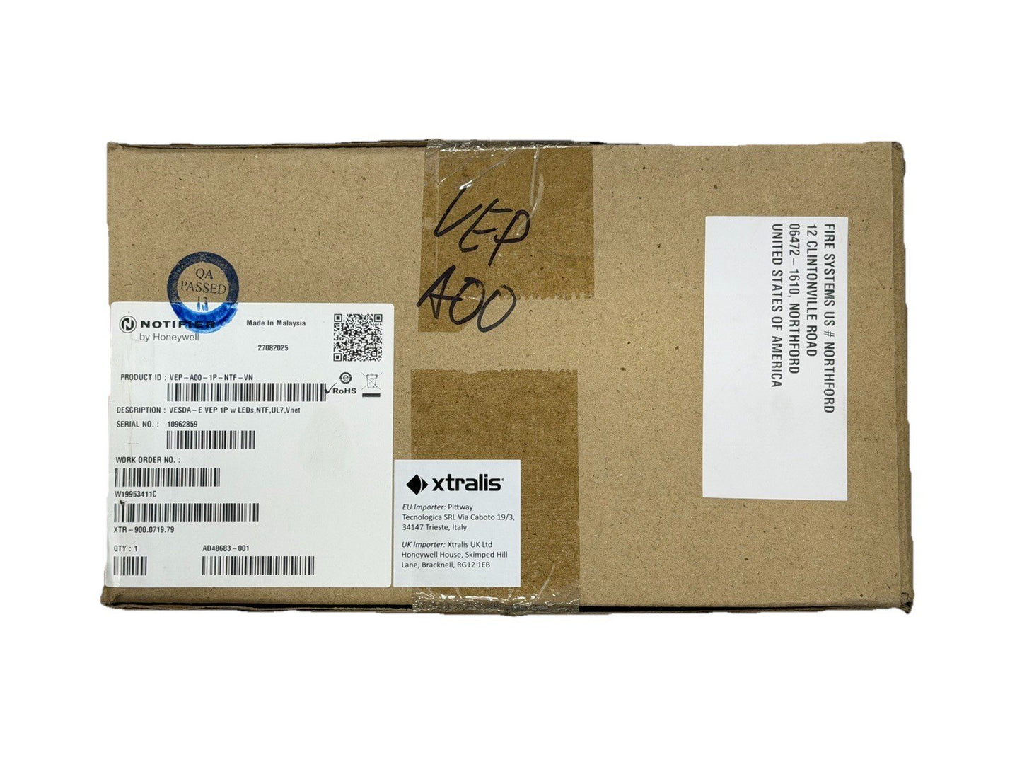 NOTIFIER VEP-A00-1P-NTF-VN VESDA-E VEP 1P Aspirating Smoke Detector (NEW IN BOX)