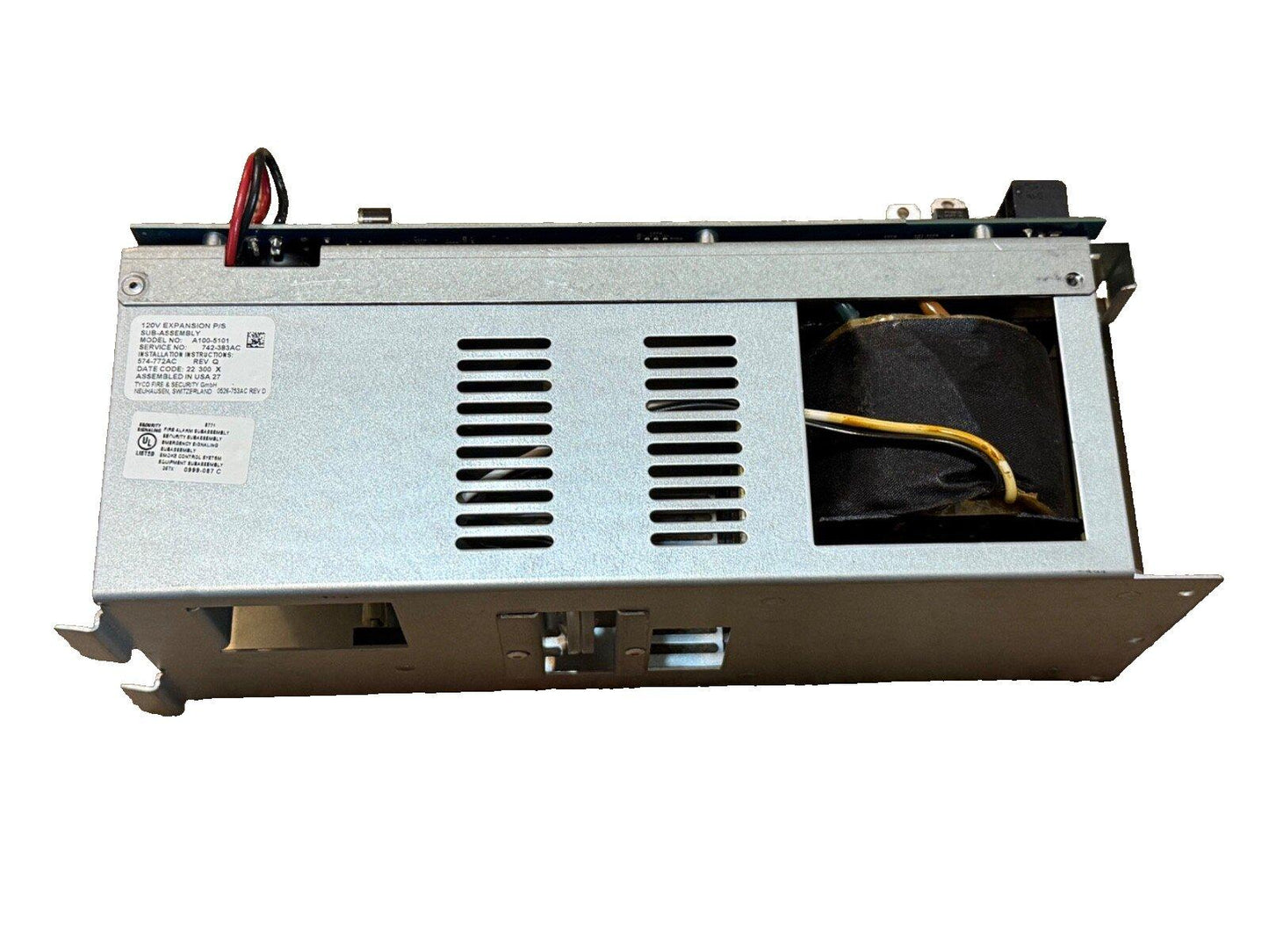Autocall A100-5101 120 VAC Expansion Power Supply (XPS) 9A output