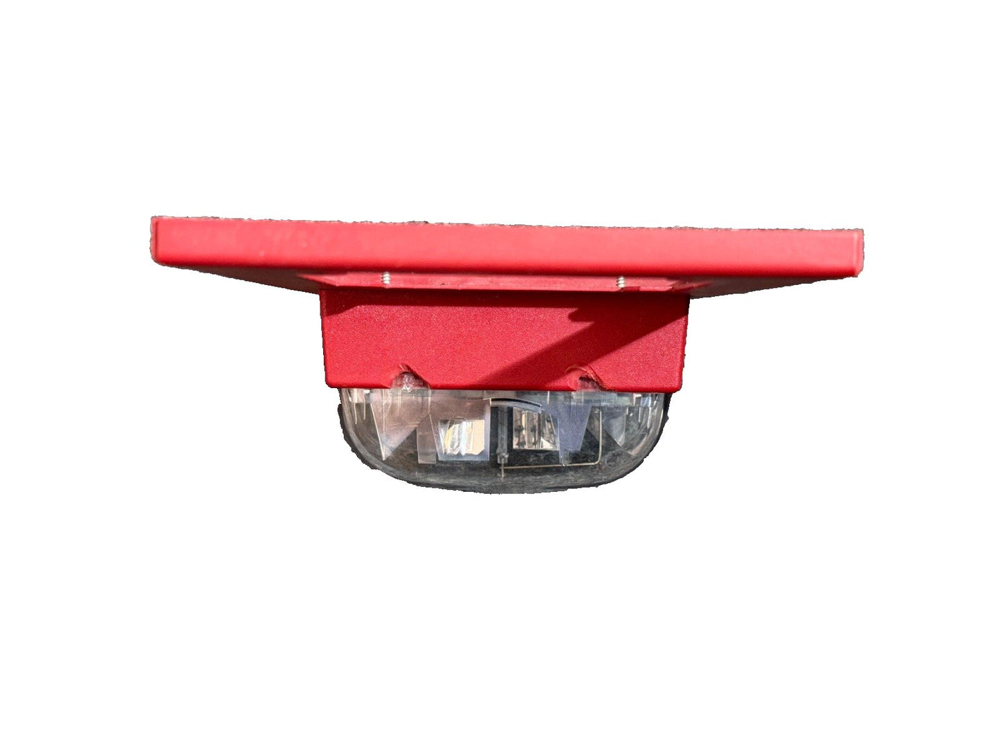 Simplex 4904-9139 + 4905-9903 Fire Alarm Strobe Plate Wall Red