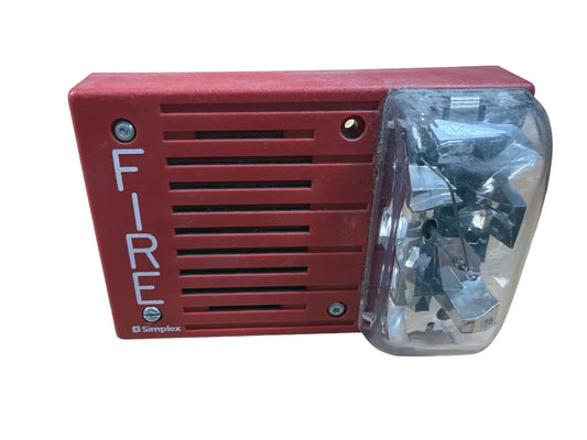 Simplex 4903-9332 Fire Alarm Speaker Strobe Wall Red Simplex