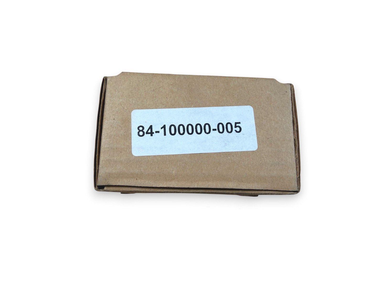 Fire alarm equipment part in brown box labeled 84-100000-005, new surplus or used