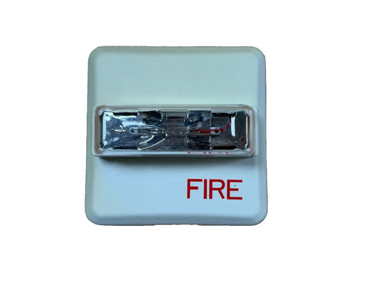 Siemens ZR-MC-W Fire Alarm Strobe Wall White w/ Mounting Plate Siemens