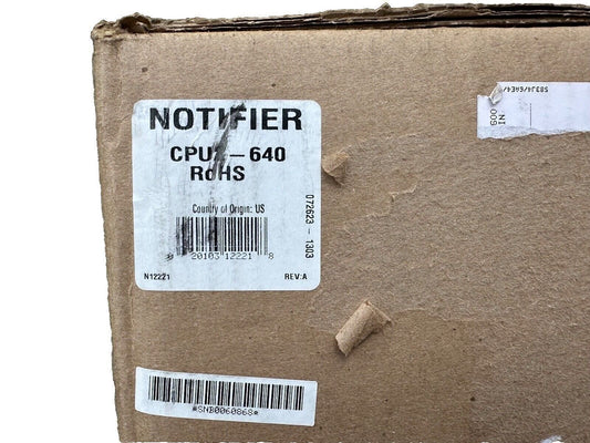 NOTIFIER CPU2-640 Fire Alarm Control Panel Board (NEW IN BOX)