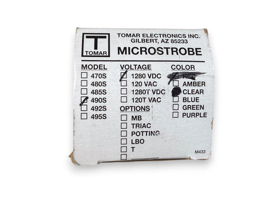 Tomar Microstrobe 490S-1280 Clear Beacon (NEW IN BOX)