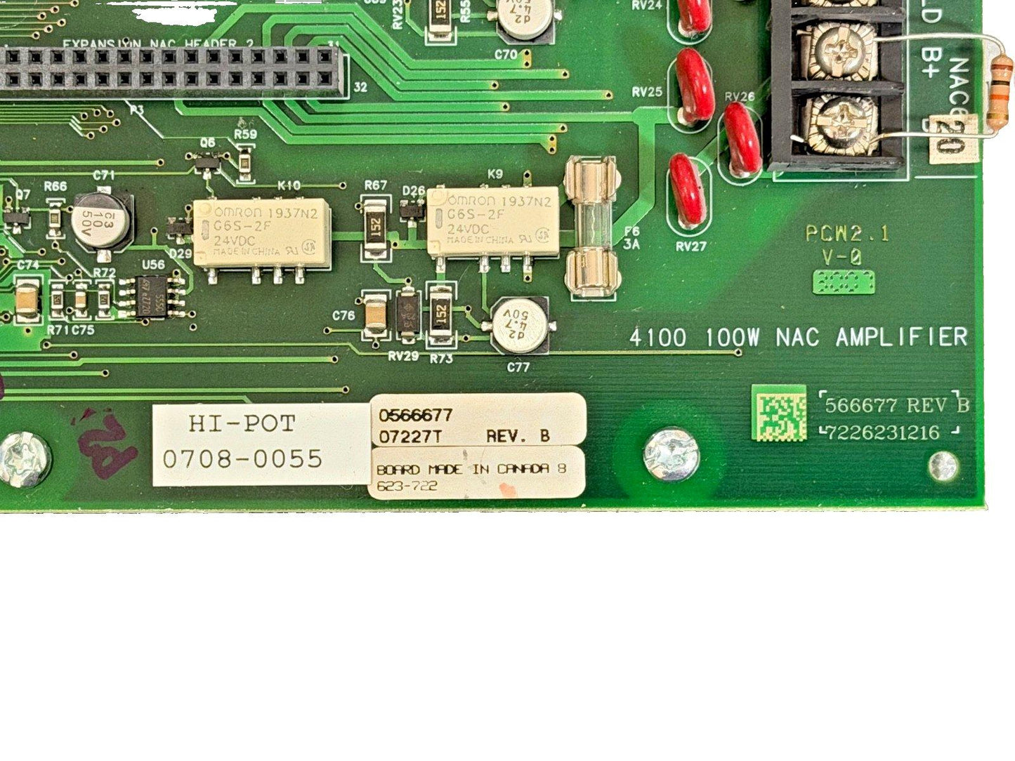 Simplex 4100-1315 566-677 Fire Alarm 4100 NAC Amplifier