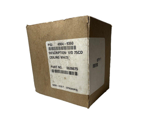 V/O 75CD Ceiling White fire alarm device in original packaging, part no. 0626675