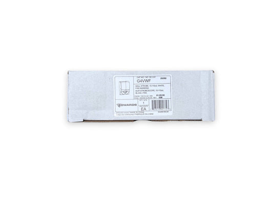 EST Edwards G4VWF Fire Alarm Strobe Wall White (NEW IN BOX)