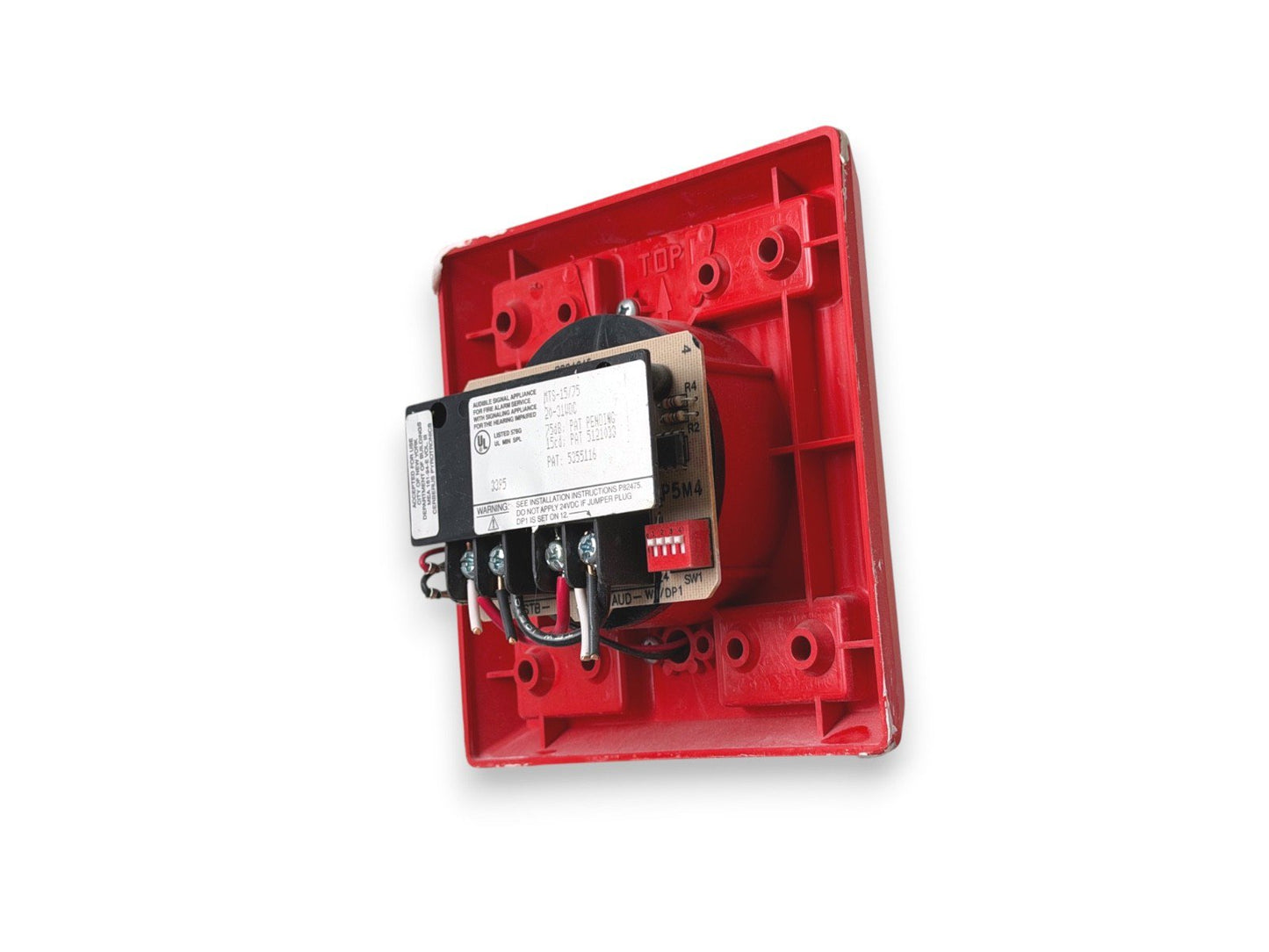 Siemens MTS-15/75 Fire Alarm Horn Strobe Wall Red
