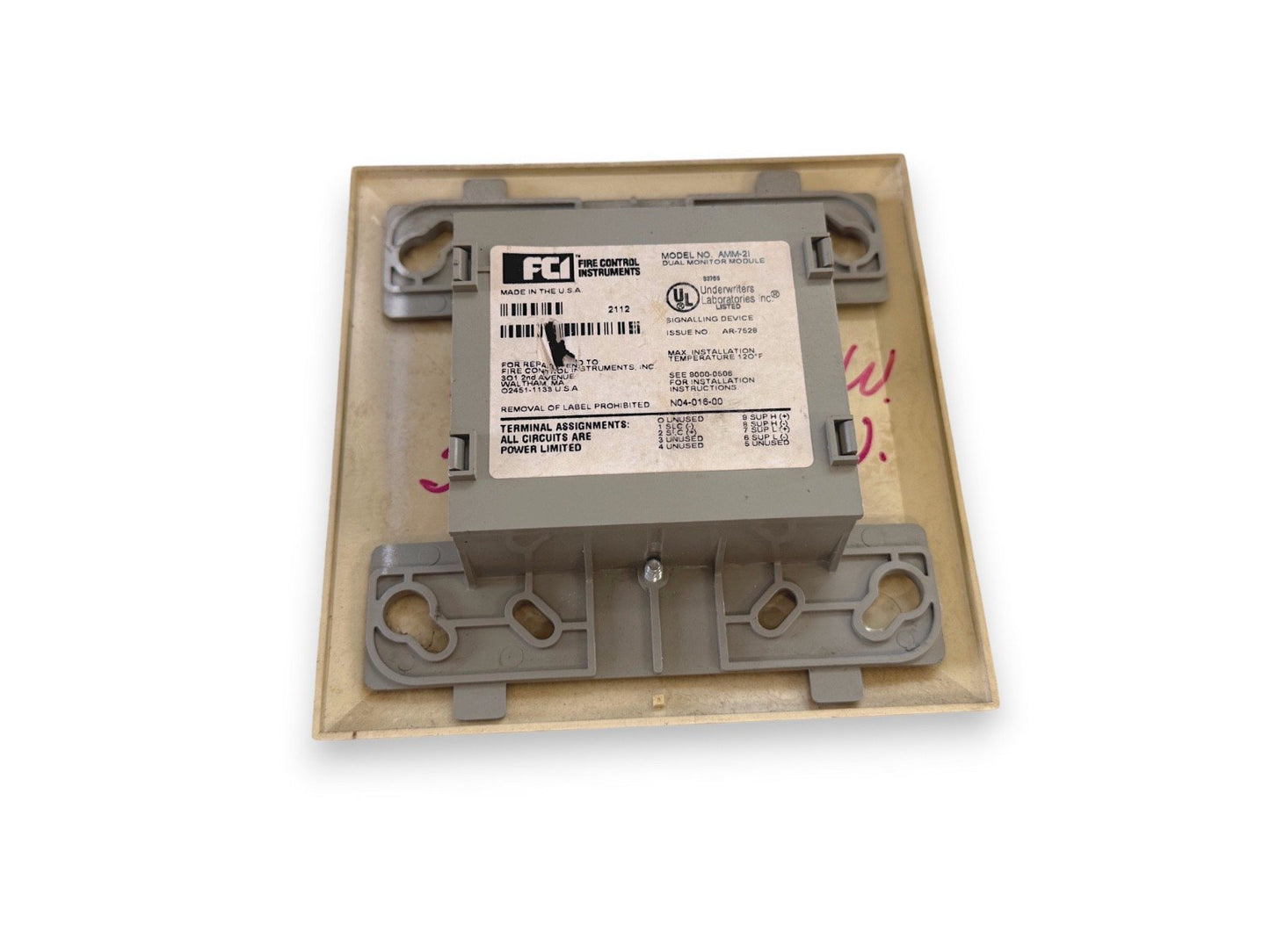 Gamewell-FCI AMM-2I Fire Alarm Dual Monitor Module