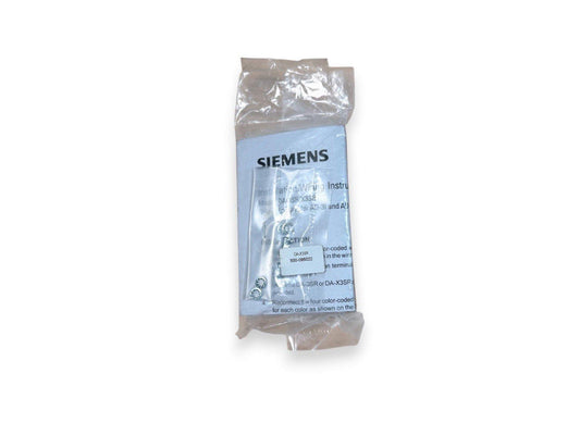 Siemens DA-X3SR fire alarm relay kit with installation instructions and hardware, model 500-095022