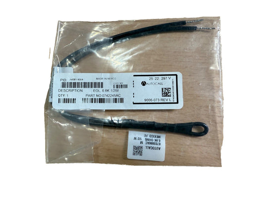 Autocall A4081-9004 Fire Alarm EOL 6.8K 1/2W (NEW IN BOX)