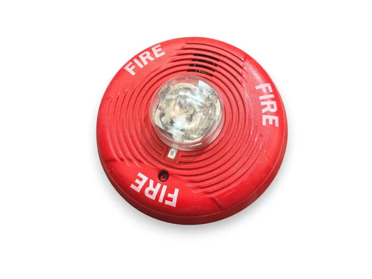 System Sensor PC2RK Fire Alarm Horn Strobe Ceiling Red System Sensor